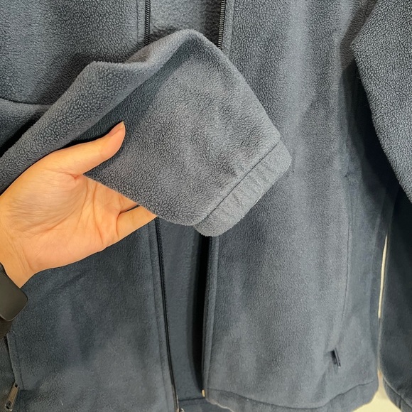 Columbia Men’s Blue Fleece Zip Up Jacket Size Small - Picture 9 of 12